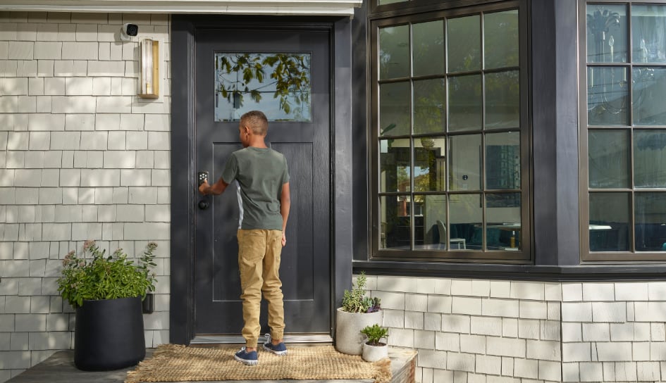 Vivint Smart Lock on home in McAllen