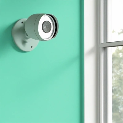 McAllen vivint camera facing a window